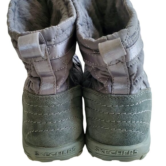 Skechers Suede Reggae Fest Steady Quilted Bungee Ankle Bootie Size 9.5 - Picture 7 of 14